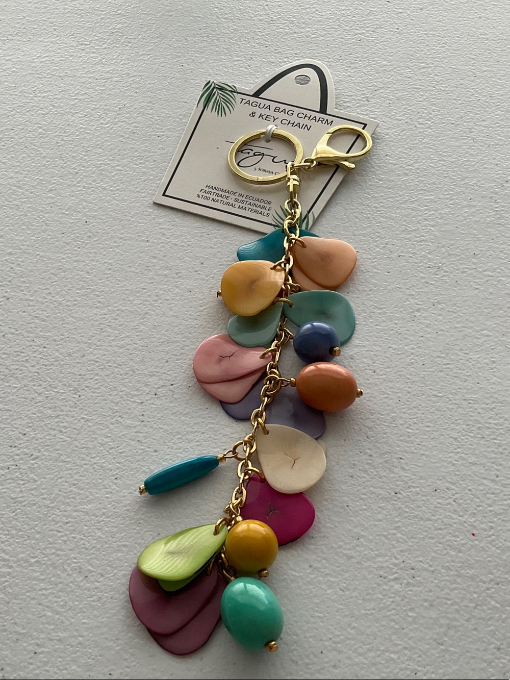 Tagua by Soraya Cedeno Charm Key Chain